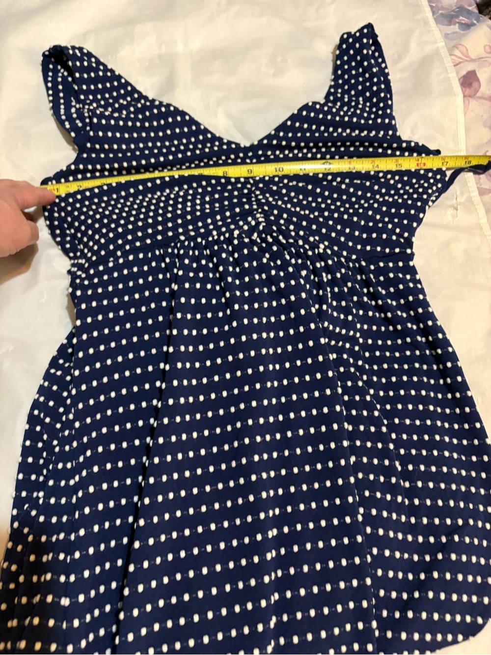 Maeve by Anthropologie Bree Polka Dot Ruched Midi Dress - Picture 7 of 13